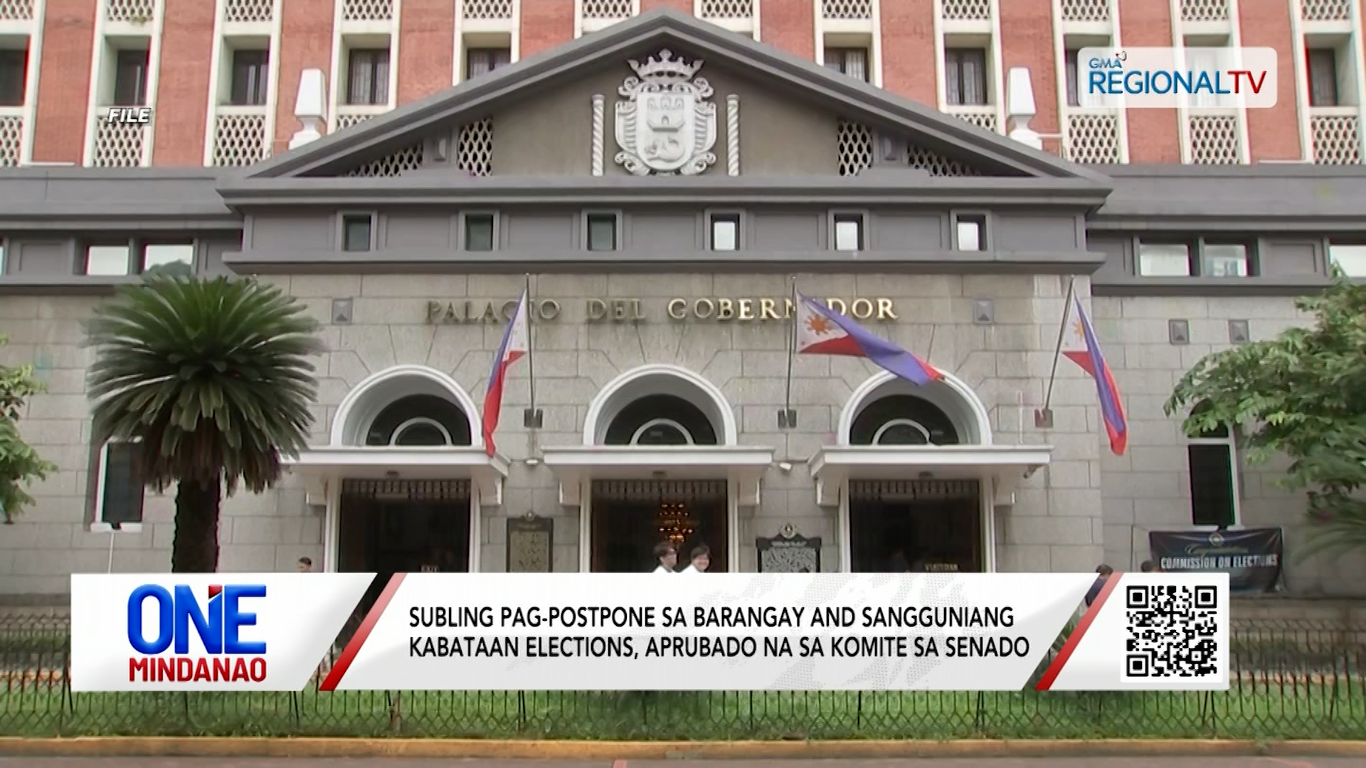 Pag-postpone sa Barangay and Sangguniang Kabataan Elections, aprubado I One Mindanao