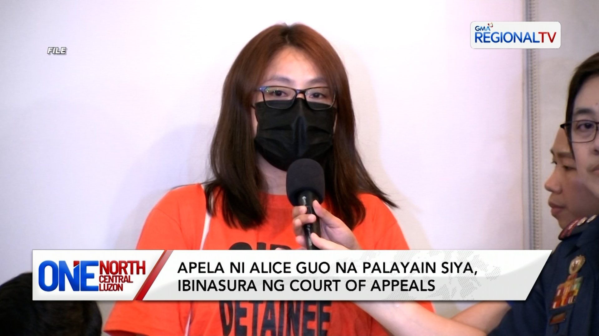 Apela ni Alice Guo na palayain siya, ibinasura ng Court of Appeals | One North Central Luzon
