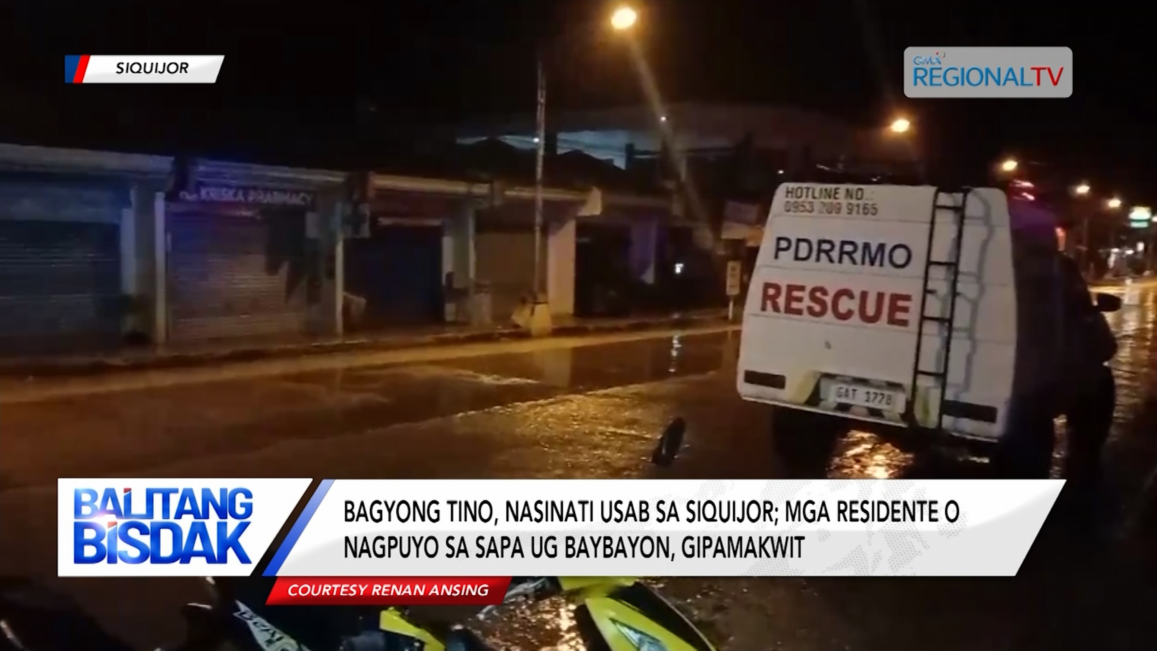 Bagyong Tino, Nasinati usab sa Siquijor | Balitang Bisdak