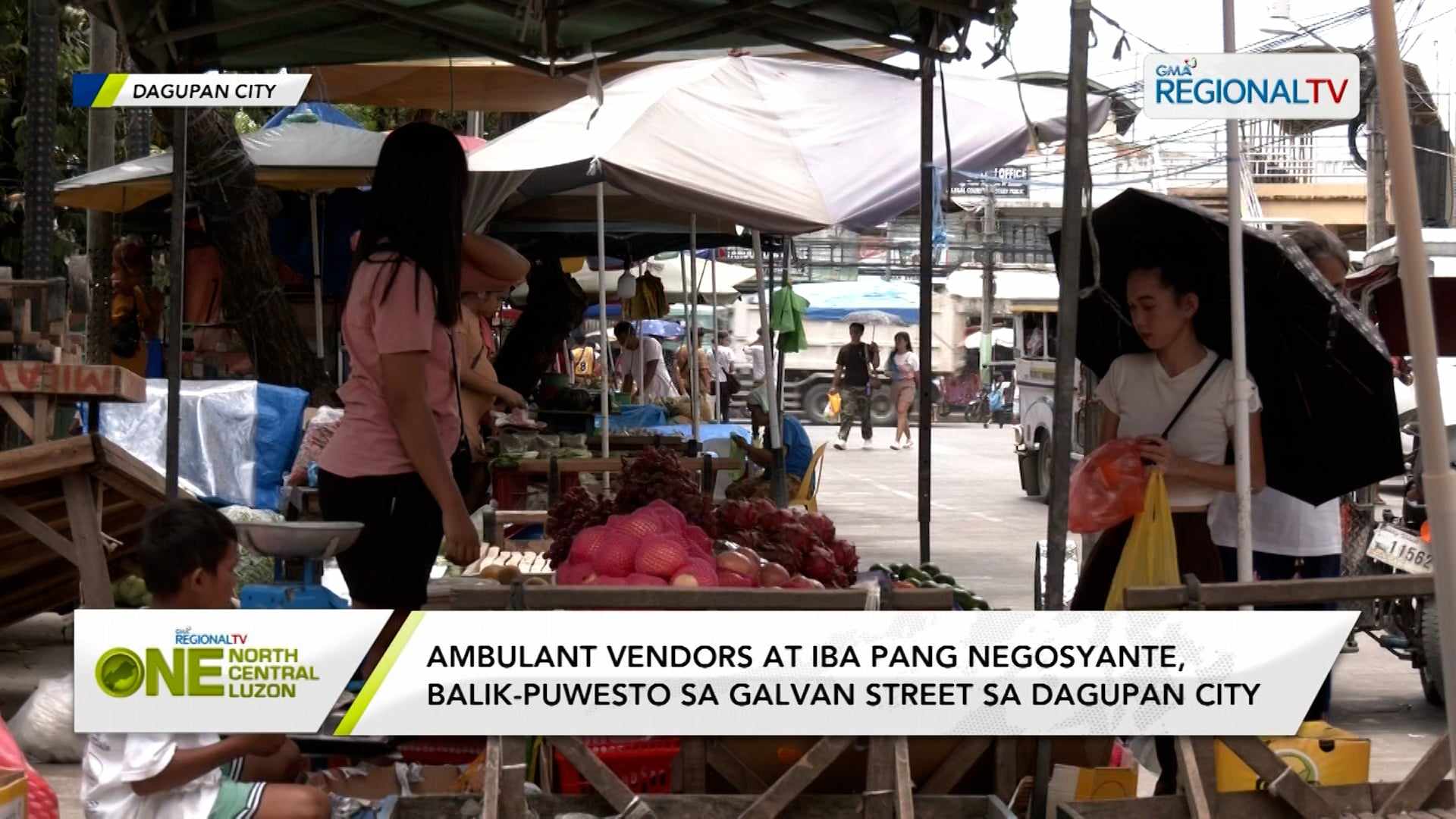 Ambulant vendors at iba pang negosyante, balik-puwesto sa Galvan Street