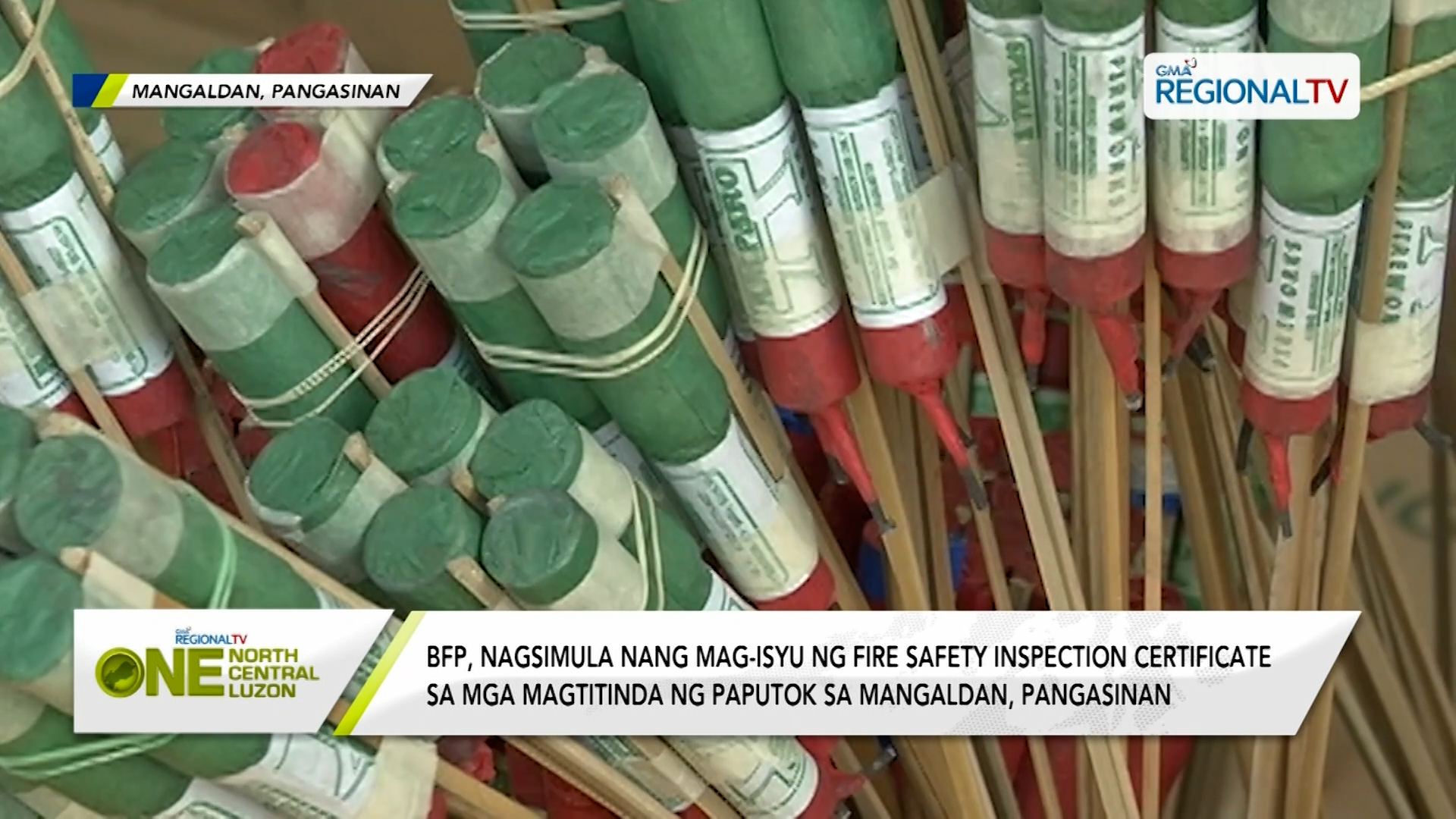 One North Central Luzon Pagiisyu ng fire safety certificate