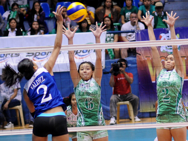 UAAP: Defending champions La Salle Lady Spikers dominate Lady Eagles ...