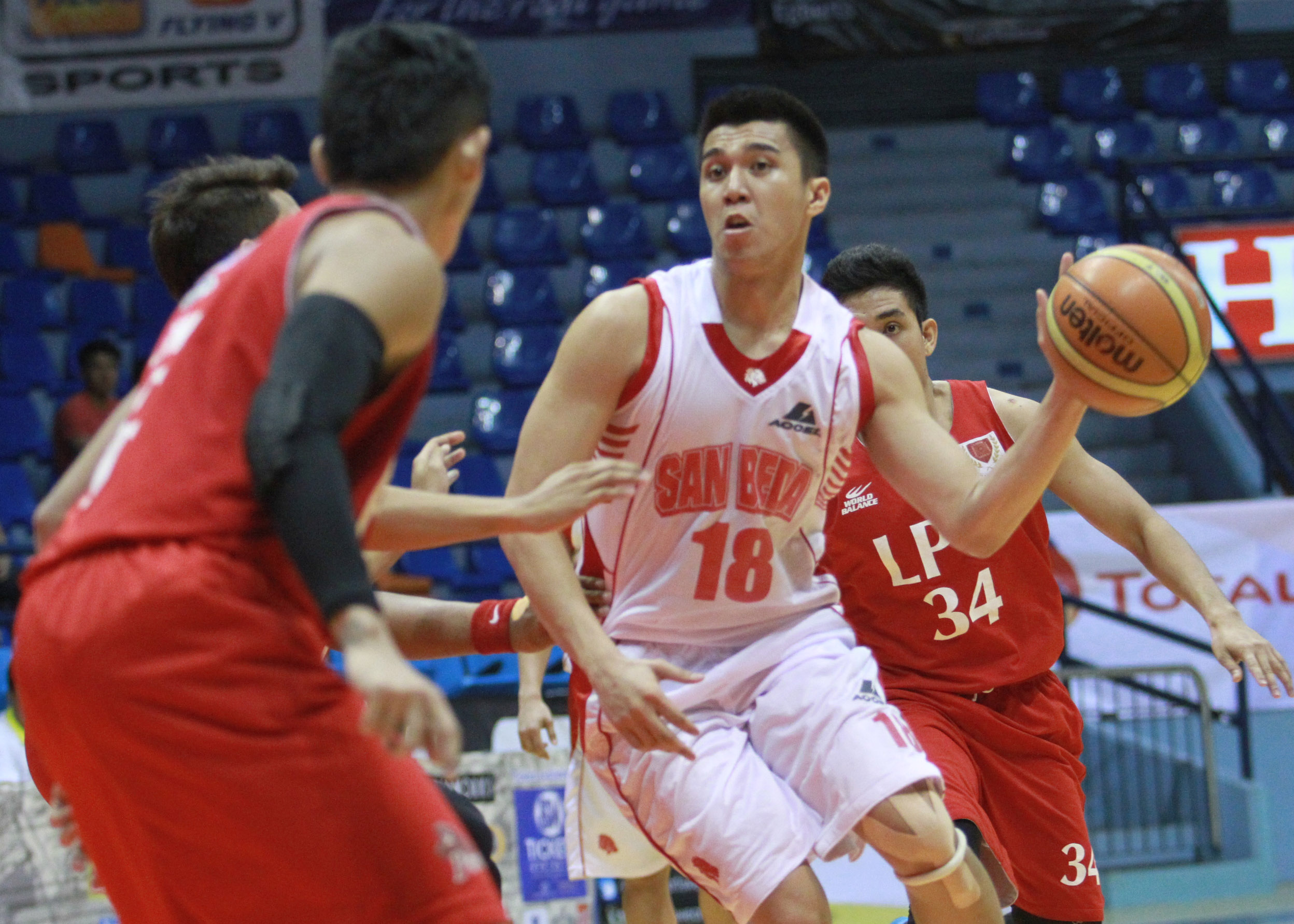 FilOil: San Beda Red Lions throttle upstart LPU | GMA News ...