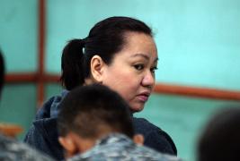 Janet Napoles attends bail hearing at Sandigan