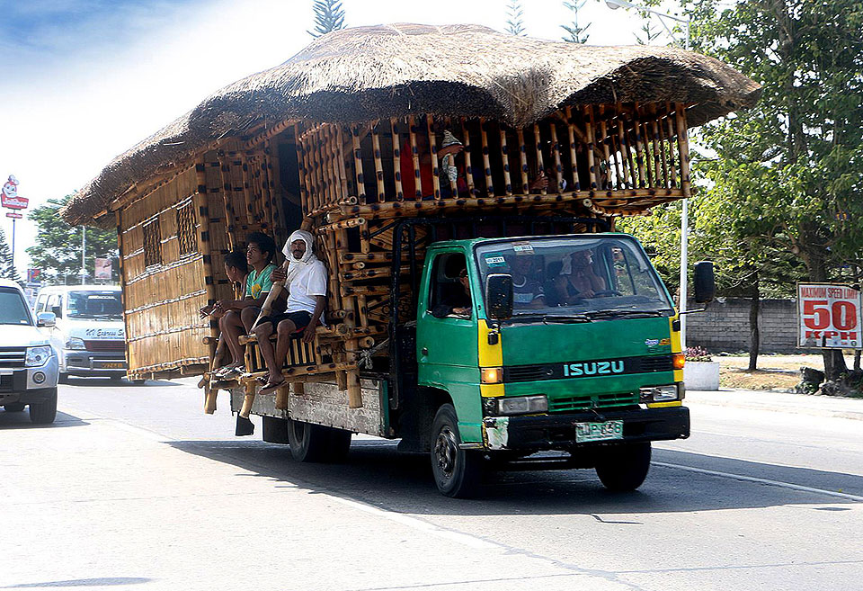 Bamboo huts in demand in GenSan Photos GMA News Online