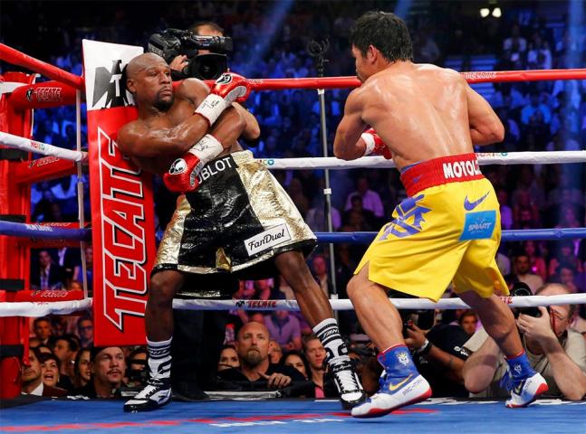 mayweather defense pacquiao