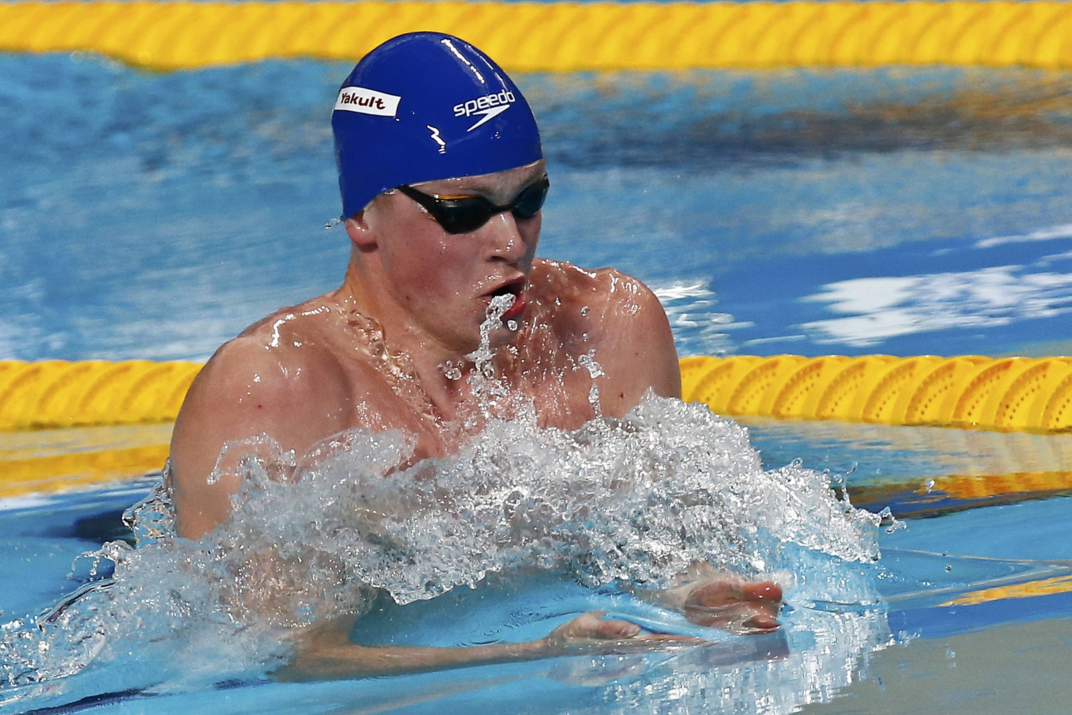 Made to swim. Плавание в Британии. Michael Phelps. Adam Peaty poster. The fastest swimmer.