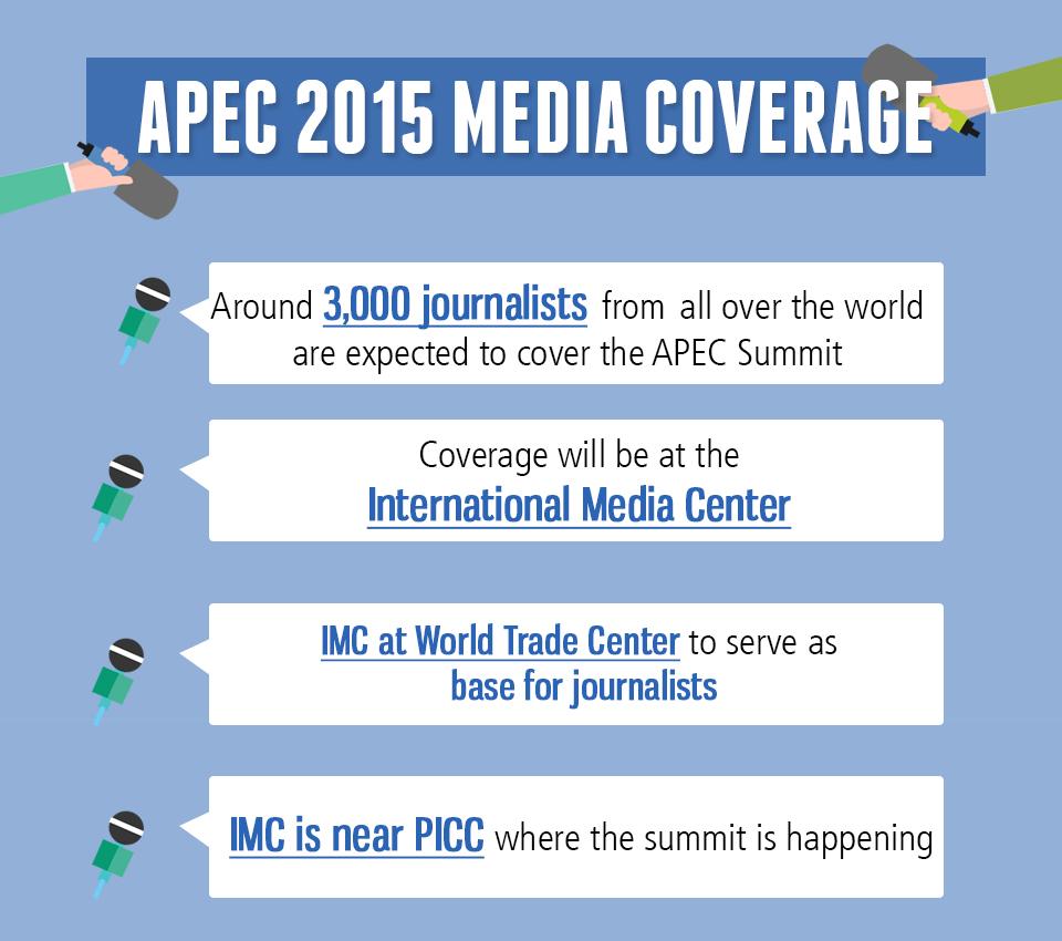 3,000 journalists are covering the APEC summit | GMA News Online