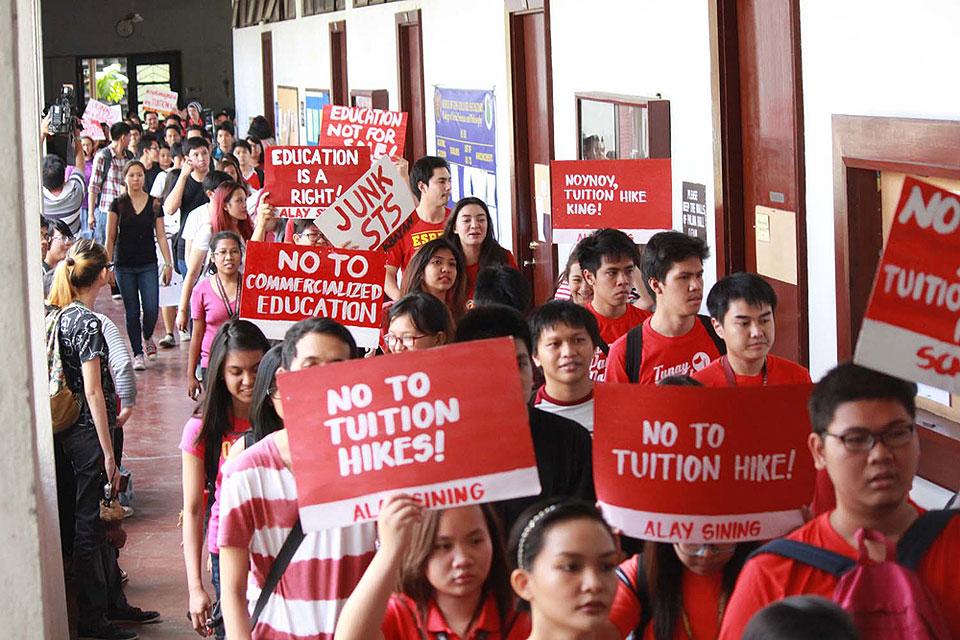 Students Protest Tuition Hike In Colleges, Universities | GMA News Online