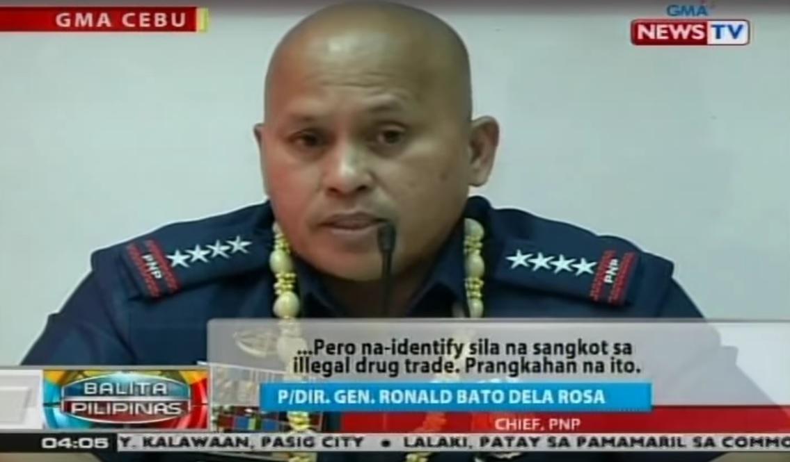 Bato dela Rosa: Cebu cops sacked because of alleged links to illegal ...