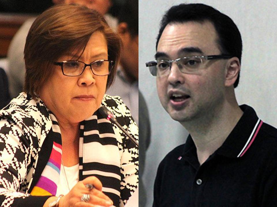 Duterte arrest Alan Peter Cayetano Leila de Lima
