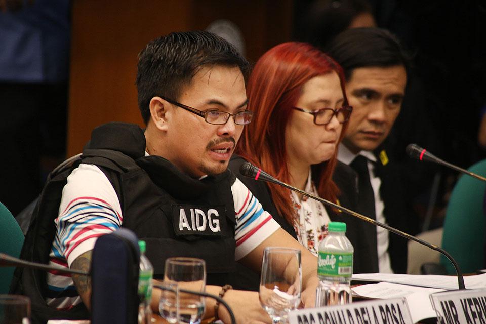 Kerwin Espinosa Testifies At Senate Probe On Illegal Drugs | Photos ...