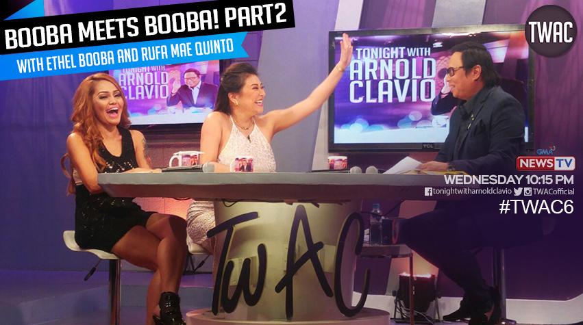 Ethel Booba meets Rufa Mae Quinto part 2 sa 'Tonight with Arnold Clavio ...