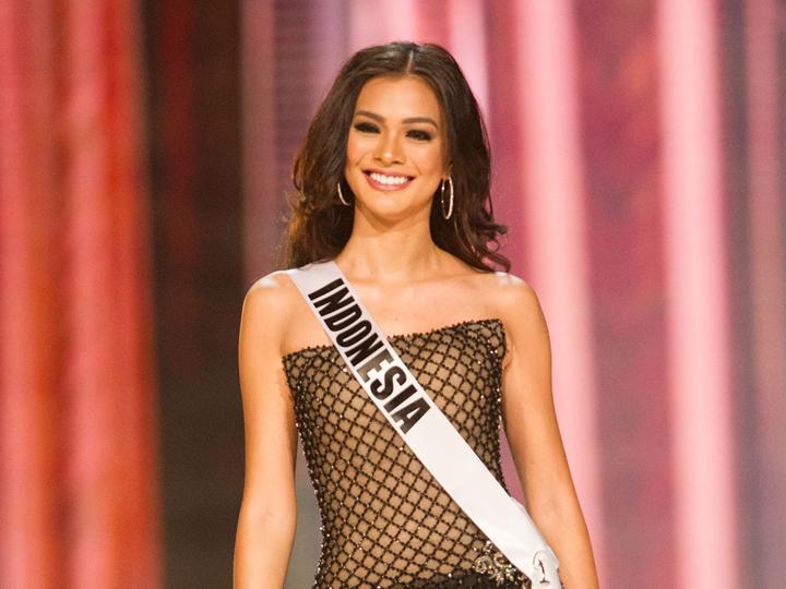  Miss  Indonesia  sends out message to haters during 65th 