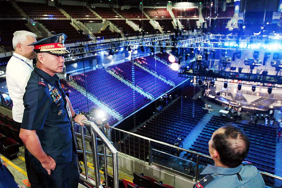 NCRPO chief inspects Miss Universe venue | Photos | GMA News Online