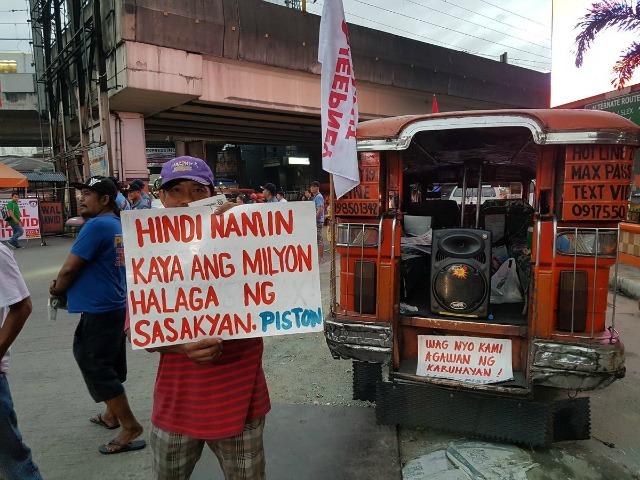 Drivers Stage Strike To Protest Jeepney Phaseout, Corporation Plan Of DOTr