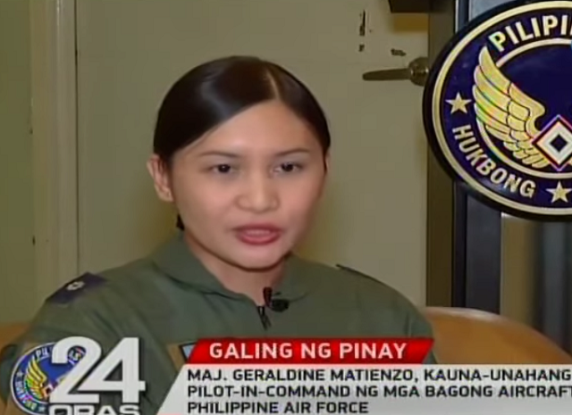 Meet Maj. Geraldine Matienzo, PAF pilot-in-command | GMA News Online