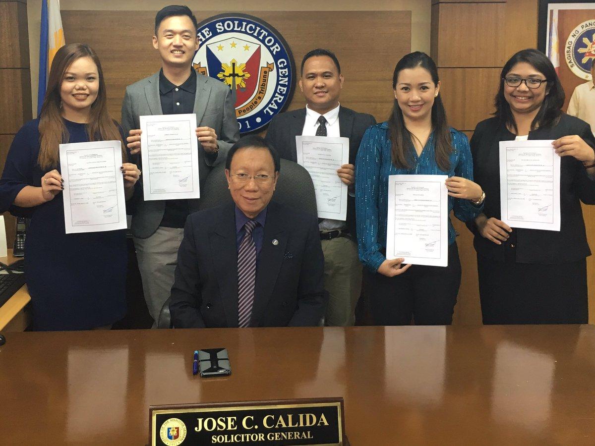 6 Of 12 Topnotchers In 2016 Bar Exams Join Office Of The Solicitor ...