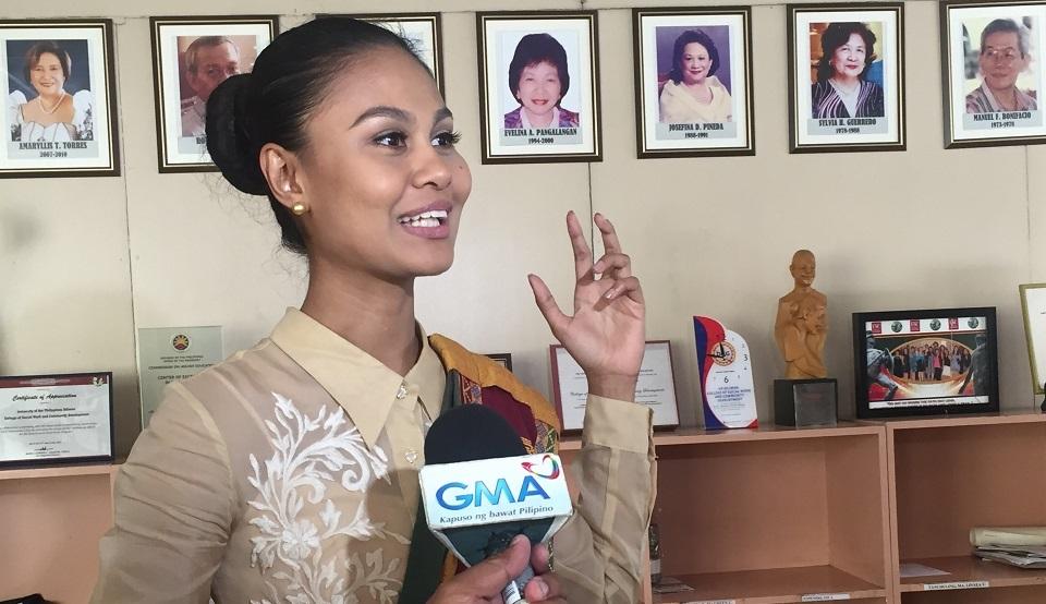 Like entering another pageant: Venus Raj celebrates master’s degree ...