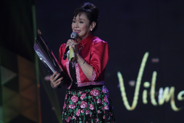 Sixth District of Batangas Representative Vilma Santos received the Lifetime Achievement Award