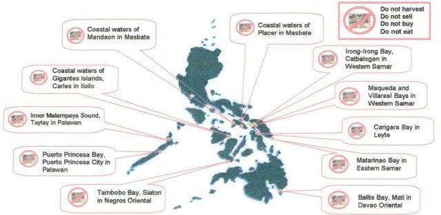 Carigara Bay in Leyte now positive for red tide toxins