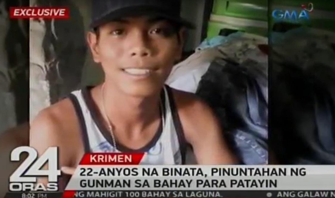 CCTV catches gunman shoot to death 22-year-old at Caloocan home | GMA ...