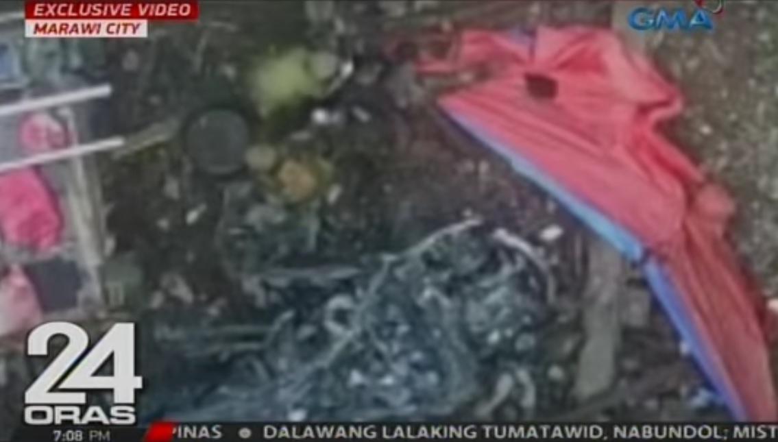 Drone Video Shows How Troops Recovered Maute, Hapilon Bodies | GMA News ...