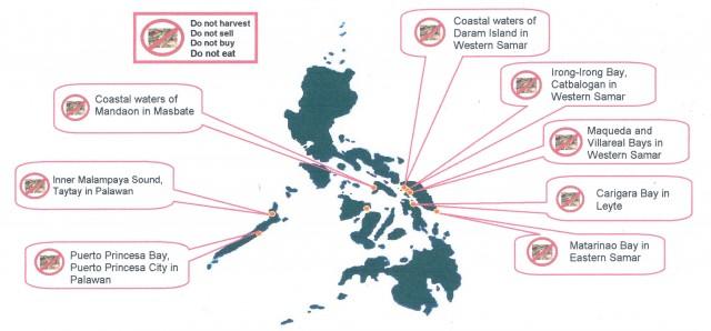 Shellfish ban still up in parts of 5 provinces | GMA News Online