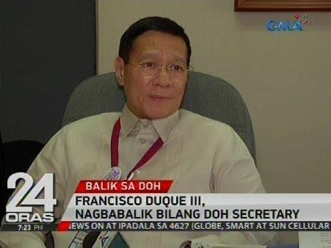 New Health Secretary Duque 'not ready' to discuss RH Law ...