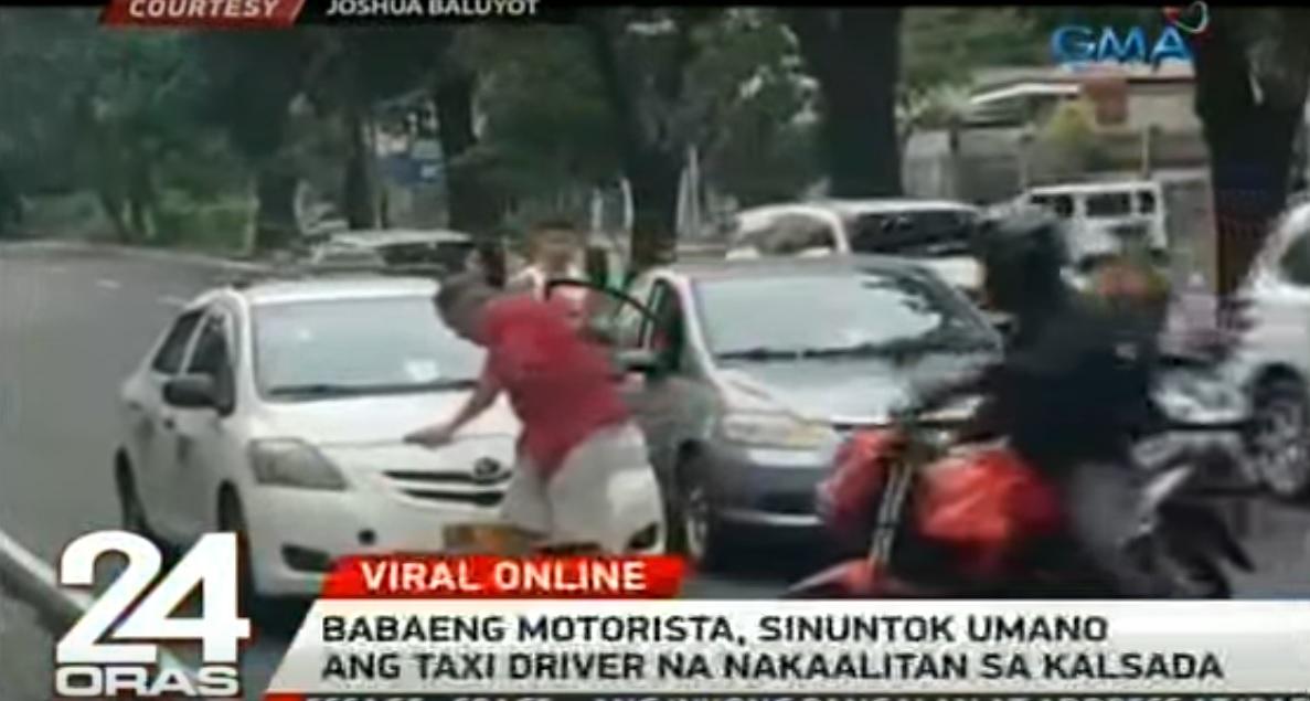 Cabbie In Viral Road Rage Video Files Complaints Vs Female Attacker Gma News Online 