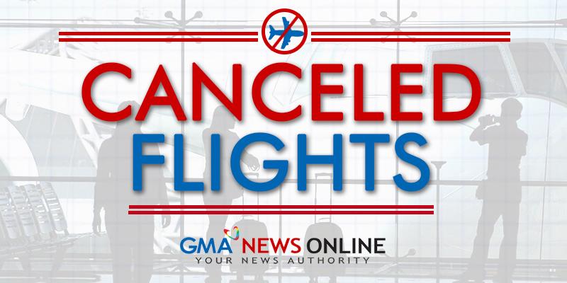 Canceled flights on Tuesday, July 9, 2024 | GMA News Online