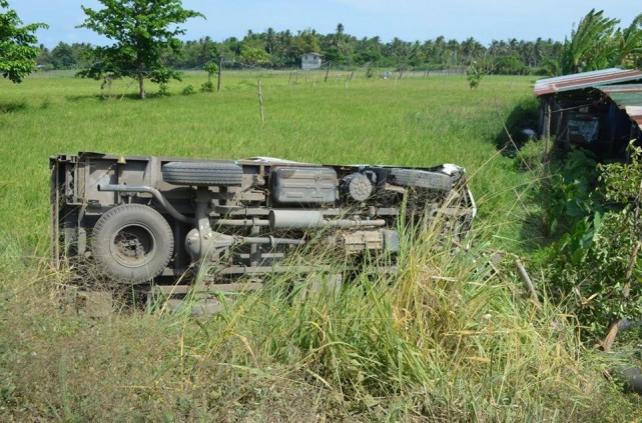 Dalawa sugatan sa aksidente sa bayan ng Sariaya, Quezon. PHOTO BY MDRRMO Sariaya