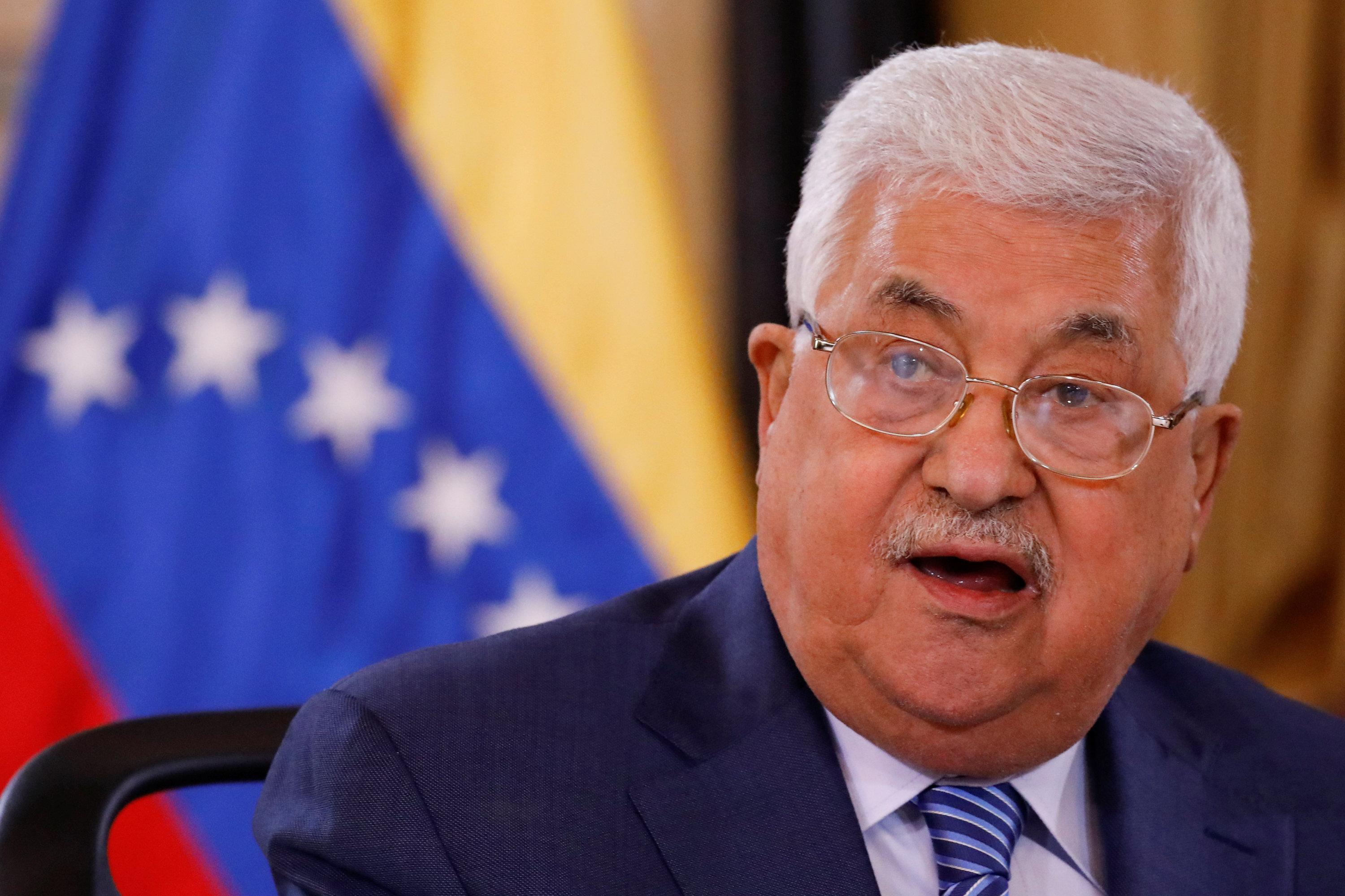 Palestinian President Mahmoud Abbas says Gaza war must end