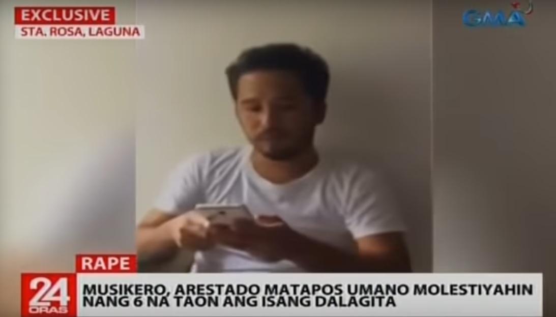 Gitarista Nanghalay Daw Ng Menor De Edad Sa Loob Ng 6 Na Taon