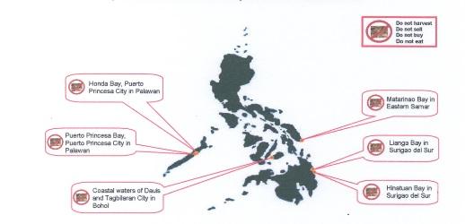 Red tide alert up over parts of Surigao, Bohol, Palawan, Samar | GMA ...