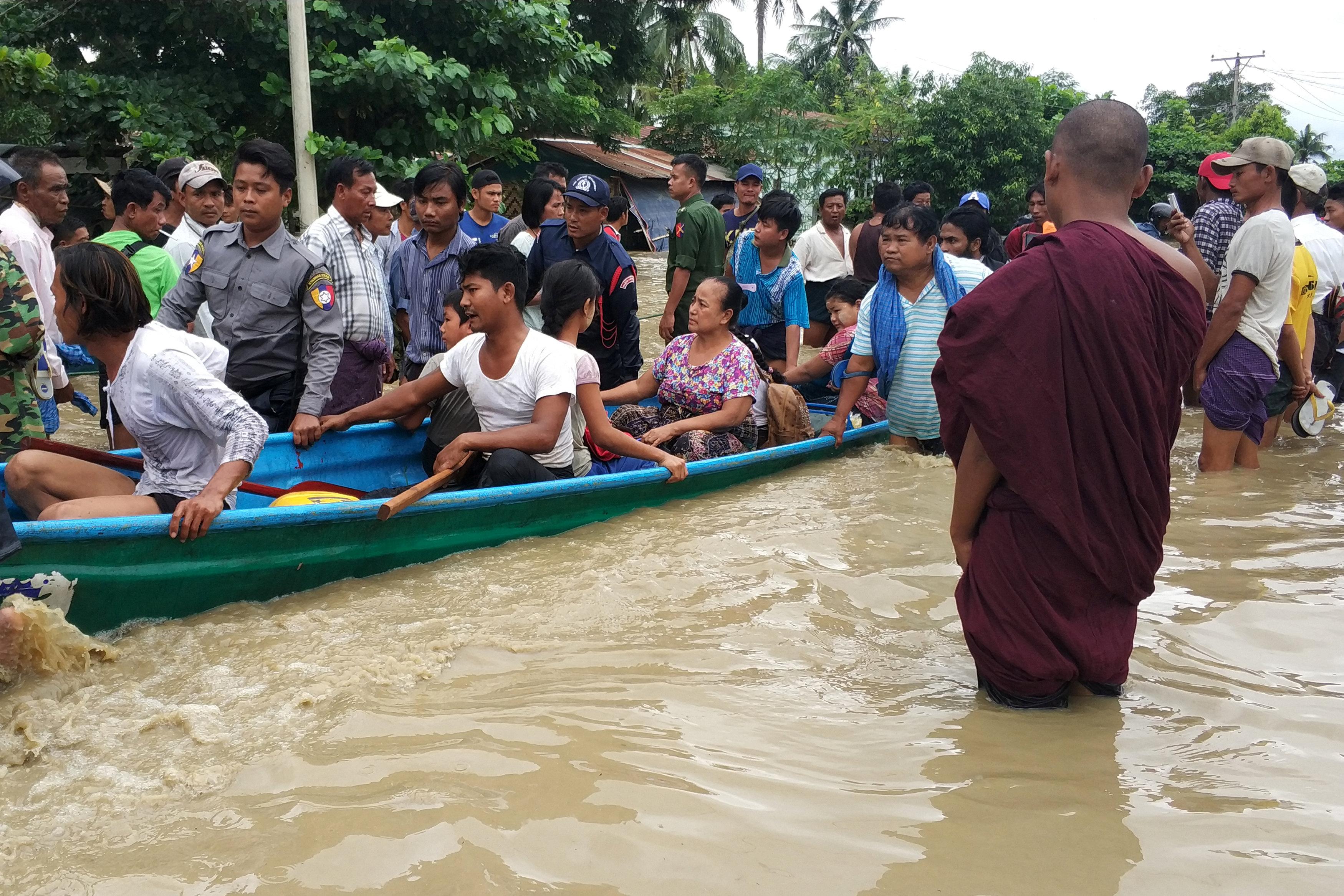 Myanmar dam breach floods 85 villages, thousands driven from homes