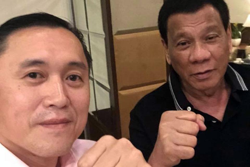 Image result for duterte with bong go selfie