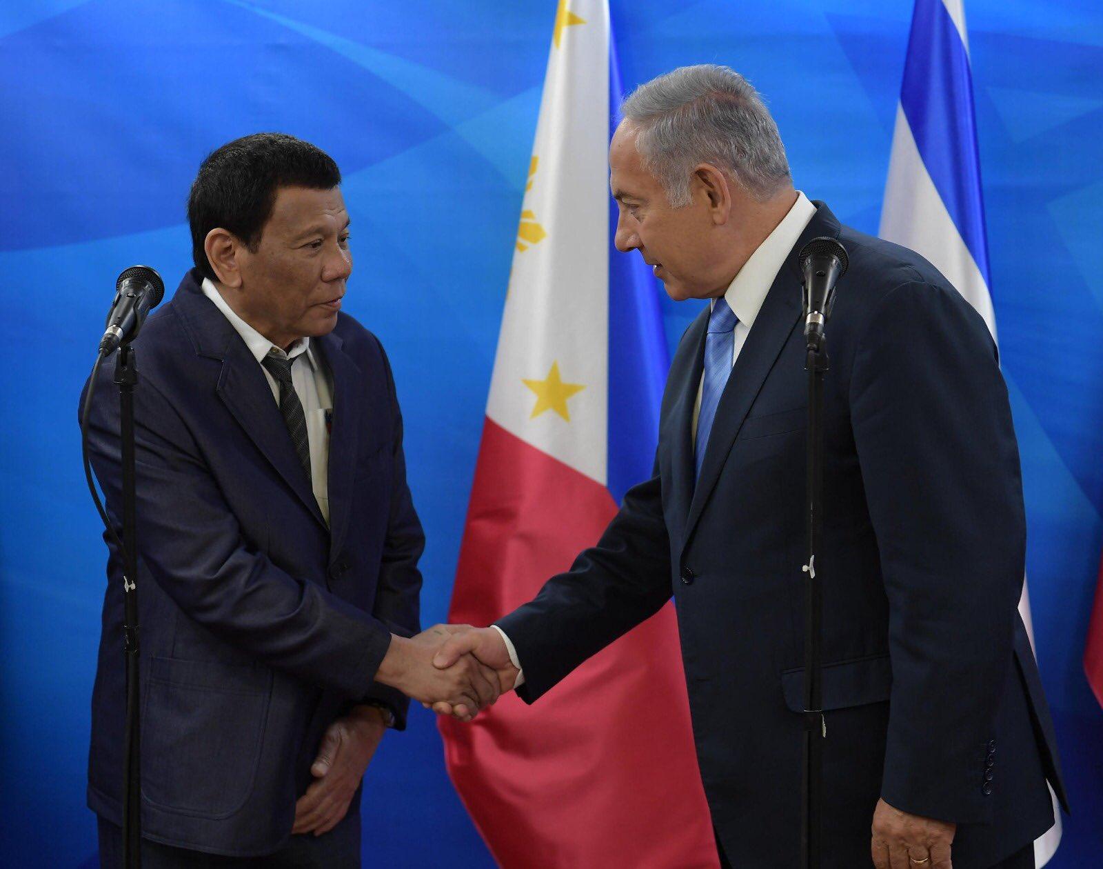 Netanyahu: Israel ‘deeply Appreciate’ Duterte’s Visit | GMA News Online