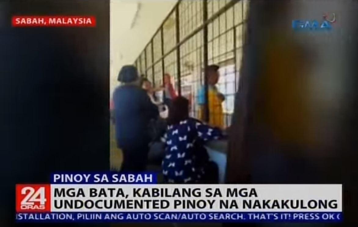 Children are detained with undocumented Pinoys in Sabah, Malaysia │ GMA