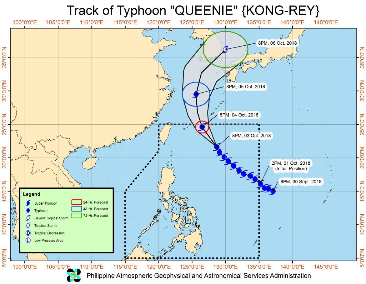 Queenie weakens further, moves north-northwestward | GMA News Online