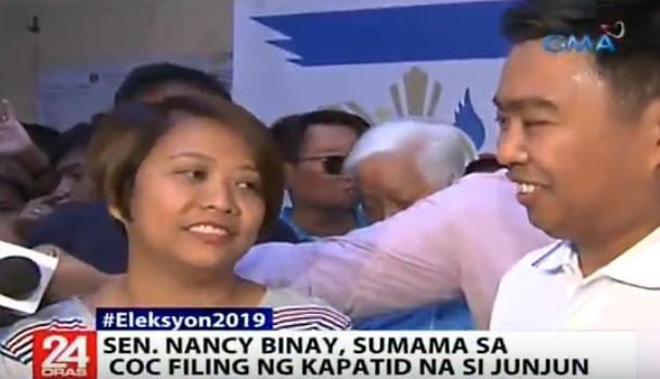 Nancy sides with Junjun as Binay vs. Binay takes shape in Makati | GMA ...