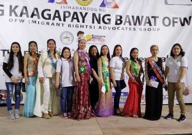 Contestants ng Binibining Bahay Kalinga with their Kaagapay coaches.