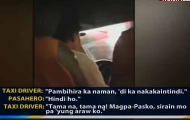 ang istorya ng taxi driver summary and analysis