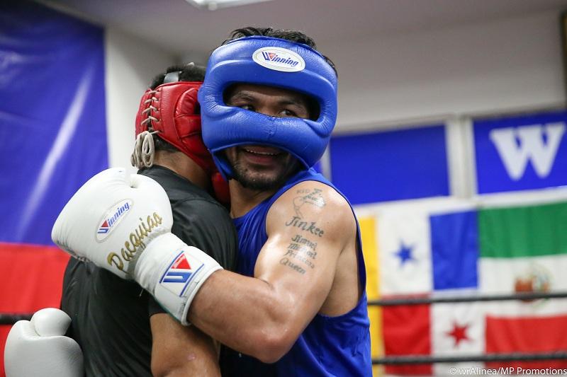 Manny Pacquiao's last sparring session | GMA News Online