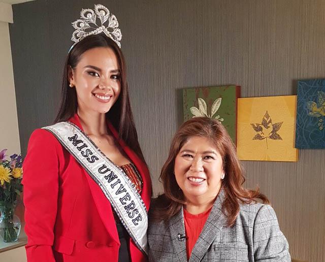 Jessica Soho interviews Catriona Gray in New York | GMA News Online