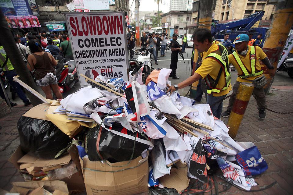 PNP to launch Oplan Baklas vs illegal campaign materials | GMA News Online