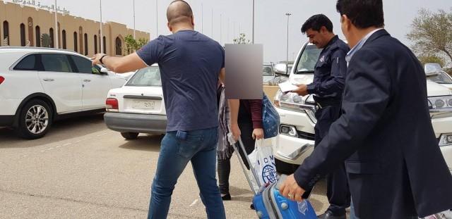 OFW rescued from alleged maltreatment in Iraq. PHOTO FROM PHILIPPINE EMBASSY IN IRAQ FACEBOOK ACCOUNT