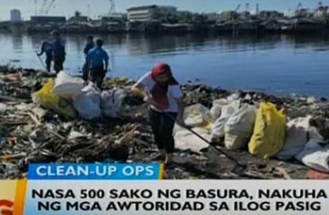 500 sacks of trash collected from Pasig River cleanup | GMA News Online