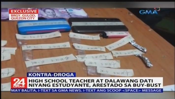 Teacher Nabbed For Drugs In Quezon City Gma News Online