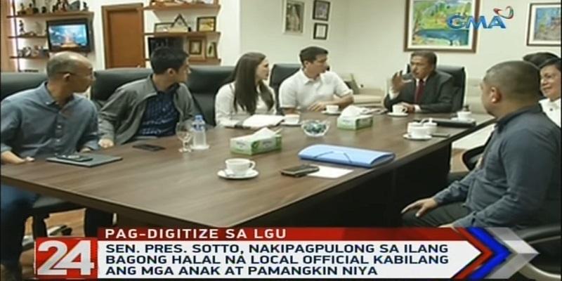 Tito Sotto Meets With Vico Gian Lala After Election Wins